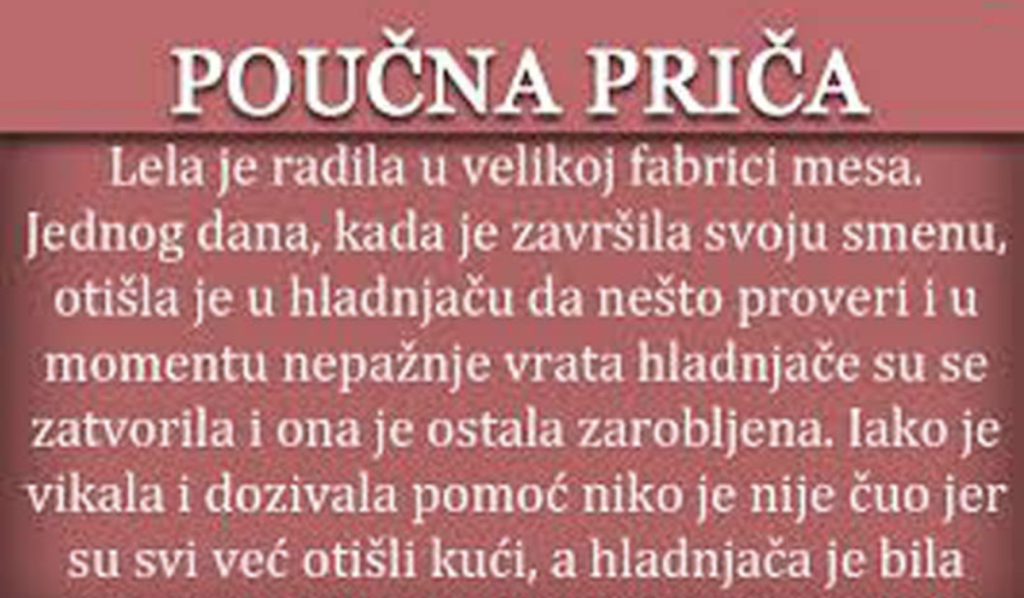 Nikad ne znaš šta će biti sutra! (POUČNA istinita priča za 20 sekundi)