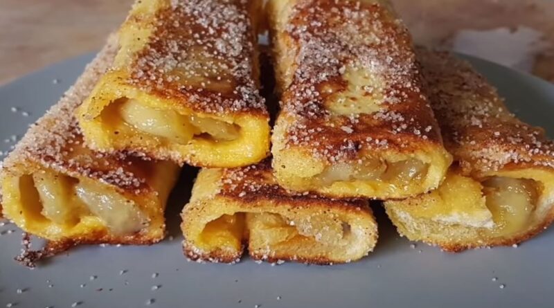 PITA OD BANANA KOJA JE ODUŠEVILA VIŠE OD 6 MILIONA LJUDI: Umesto kora koristite hleb koji ćete ispeći u tiganju