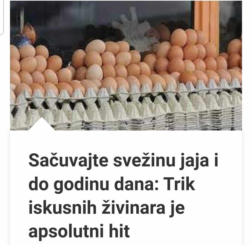 Sačuvajte Svežinu Jaja I Do Godinu Dana: Trik Iskusnih Živinara Je Apsolutni Hit