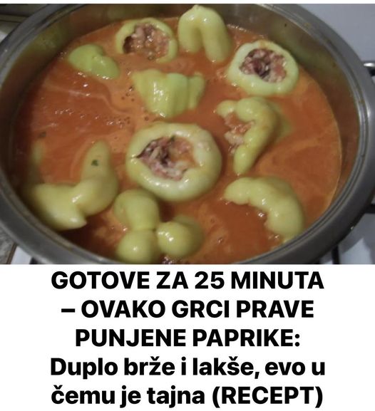 GOTOVE ZA 25 MINUTA – OVAKO GRCI PRAVE PUNJENE PAPRIKE: Duplo brže i lakše, evo u čemu je tajna