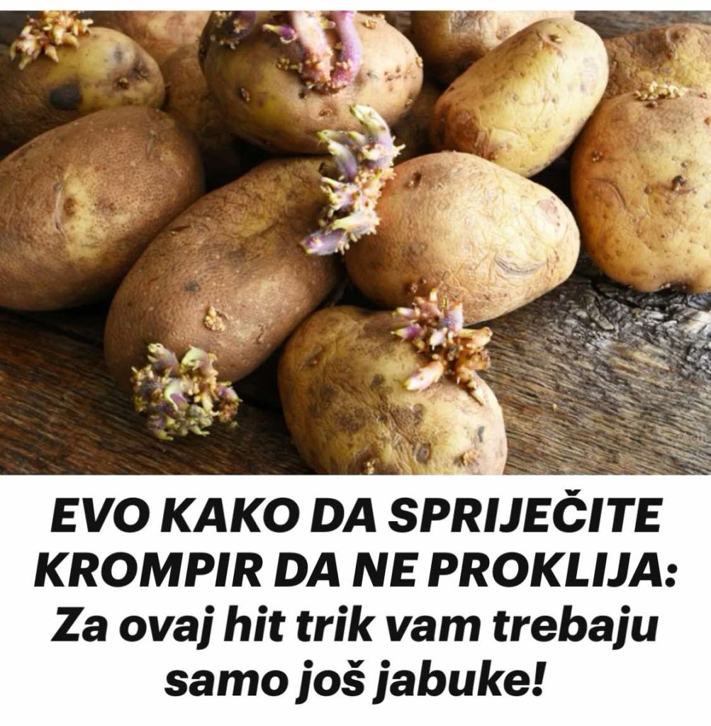 EVO KAKO DA SPRIJEČITE KROMPIR DA NE PROKLIJA: Za ovaj hit trik vam trebaju samo još jabuke!