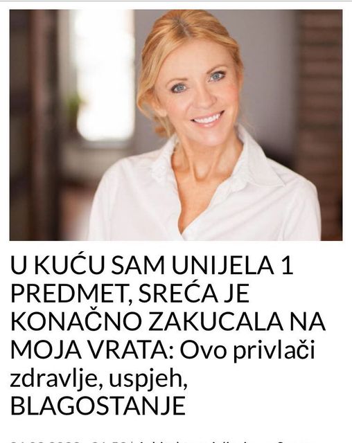 U KUĆU SAM UNIJELA JEDAN PREDMET I SREĆA JE KONAČNO ZAKUCALA NA MOJA VRATA: Ovo privlači zdravlje, uspijeh, BLAGOSTANJE