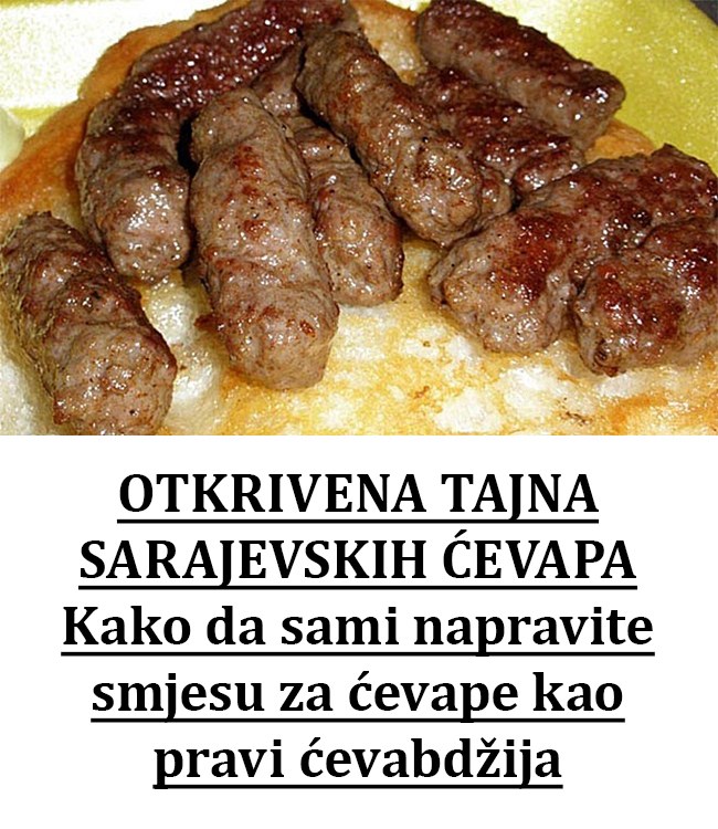OTKRIVENA TAJNA SARAJEVSKIH ĆEVAPA: Kako da sami napravite smjesu za ćevape kao pravi ćevabdžija