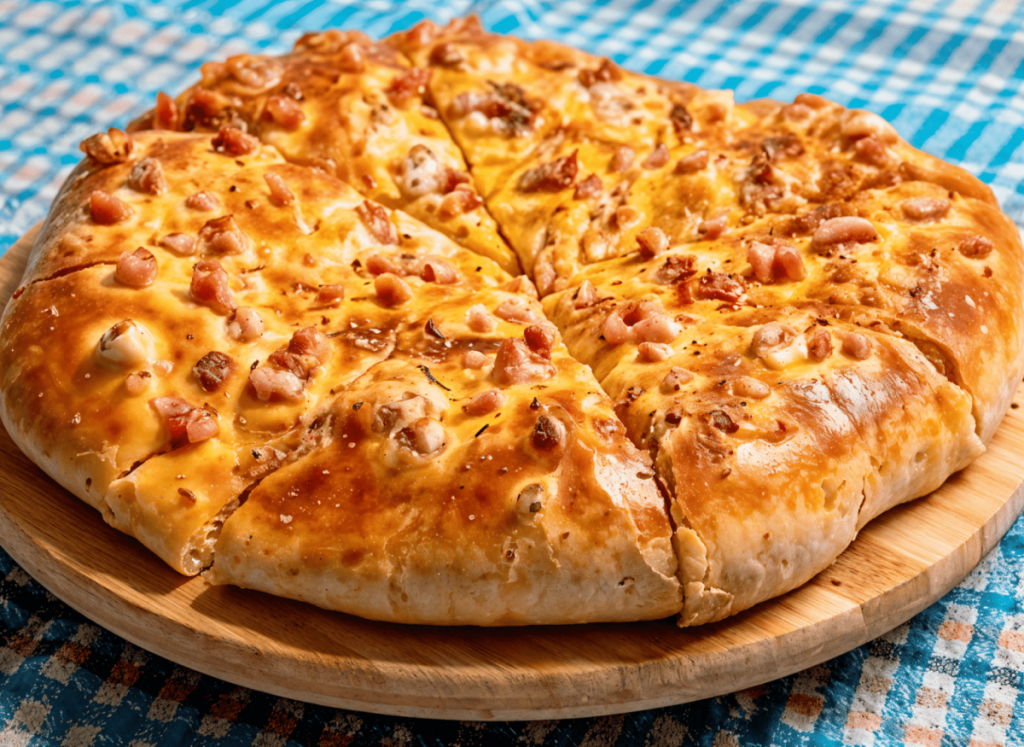 PUNJENA POGAČA NA DRUGAČIJI NAČIN: Bez mešenja, savršen recept za večeru!