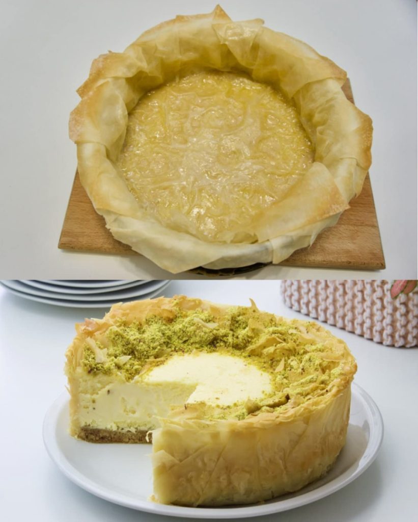 BAKLAVA CHEESECAKE: Ako volite cheesecake, i ako ste ludi za baklavom, onda je baklava cheesecake prava slastica za vas!