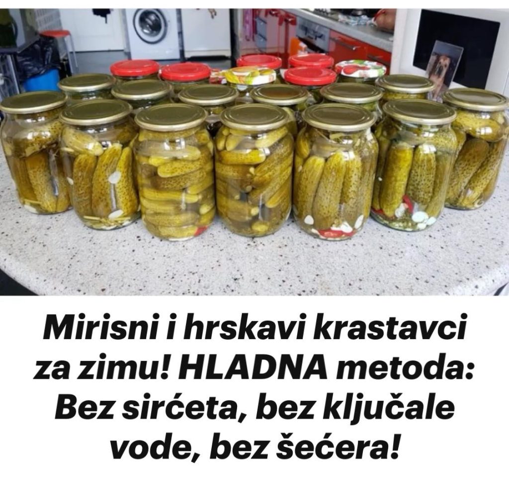 Mirisni i hrskavi krastavci za zimu! HLADNA metoda: Bez sirćeta, bez ključale vode, bez šećera!