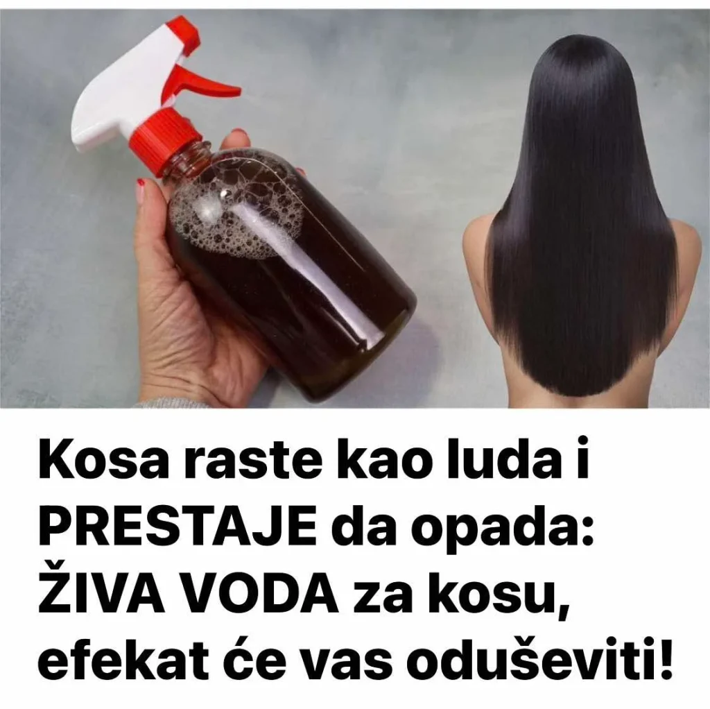 Kosa raste kao luda i PRESTAJE da opada: ŽIVA VODA za kosu, efekat će vas oduševiti!