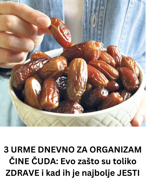 3 URME DNEVNO ZA ORGANIZAM ČINE ČUDA: Evo zašto su toliko ZDRAVE i kad ih je najbolje JESTI