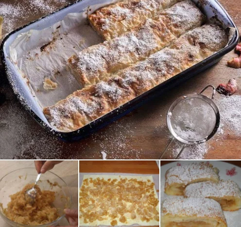 NEMA B0LJEG, NI LAKŠEG! Najbolji Recept Za Štrudlu Od Jabuka!