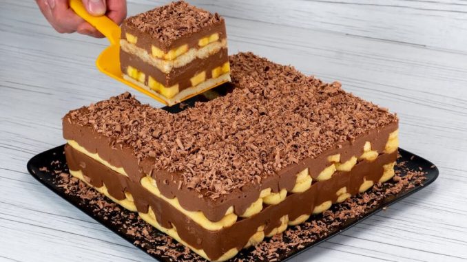 KOLAČ SA BANANAMA, ČOKOLADOM I KEKSOM: Brzo Se Sprema, A Još Se Brže Jede – Sastojci Su Jeftini