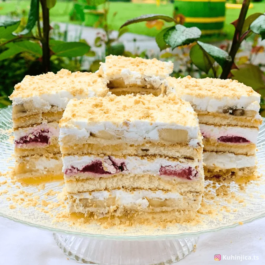 Voćna fantazija torta – jednostavan voćni desert bez pečenja!
