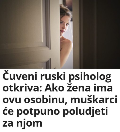 Čuveni ruski psiholog otkriva: Ako žena ima ovu osobinu, muškarci će potpuno poludjeti za njom