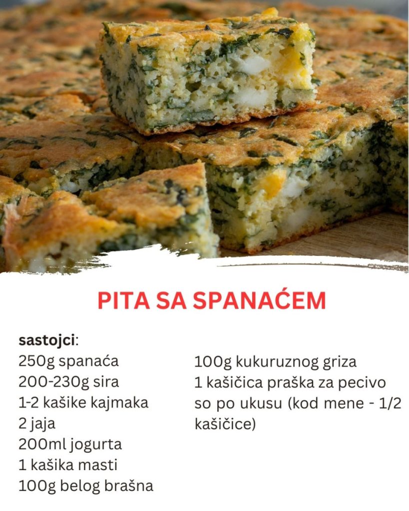 Bez razvlačenja, bez kora – Najlakša pita sa spanaćem!