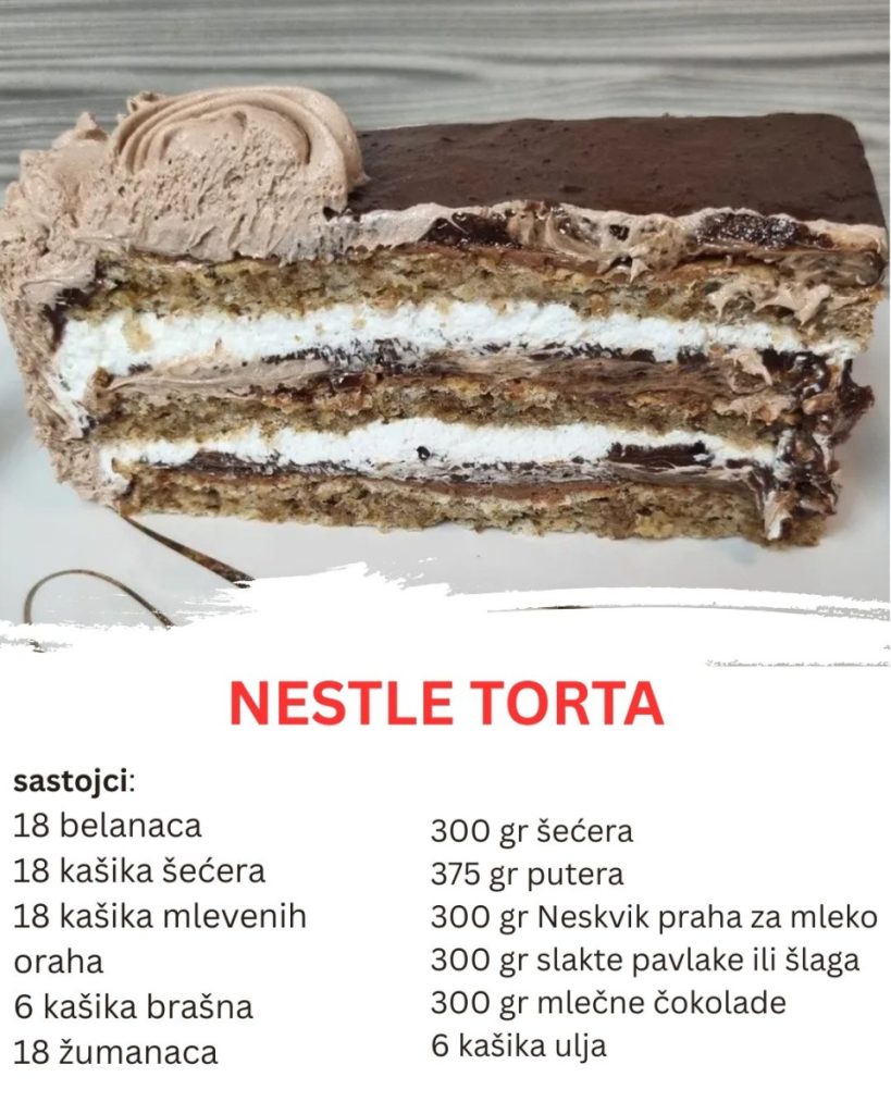 Savršen spoj čokolade, Neskvika i oraha – Nestle torta iz snova!