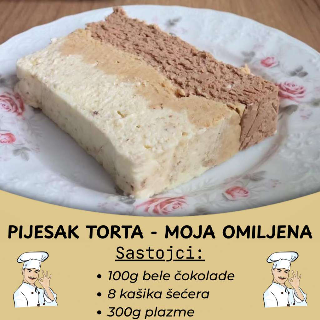 Pijesak torta sa pudingom i plazmom – Postaće vam omiljeni desert kada je probate