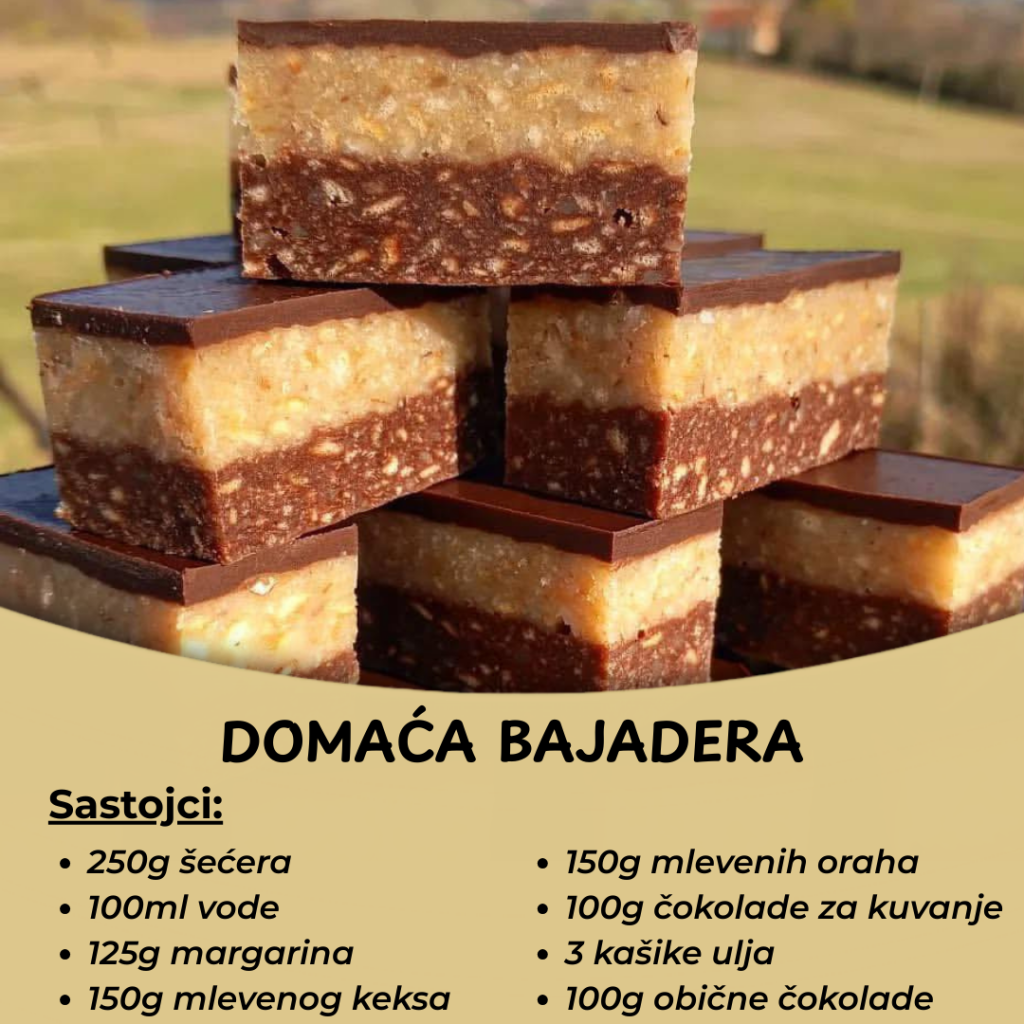 Domaća bajadera – Savršen kolač za svaku priliku