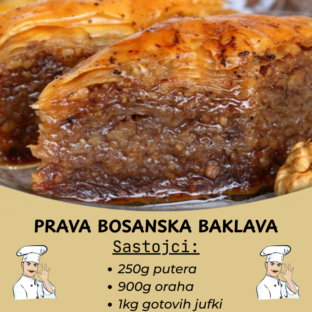 OVO JE ORIGINALNI BOSANSKI RECEPT: Baklava koja se topi u ustima, BOLJU NIKAD NISTE PROBALI!