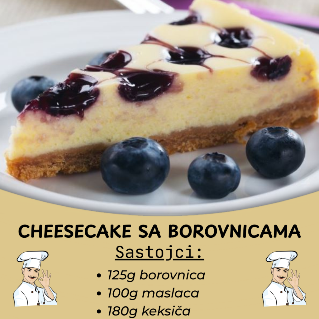 Cheesecake s borovnicama – Priprema je i više nego jednostavna!