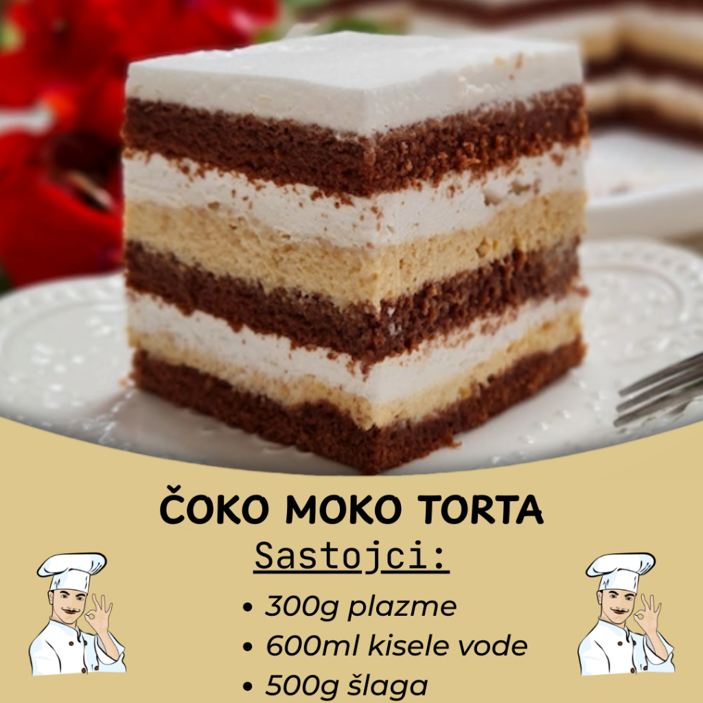 Čoko moko torta – Djeca je obožavaju, a gotova za 15 minuta!