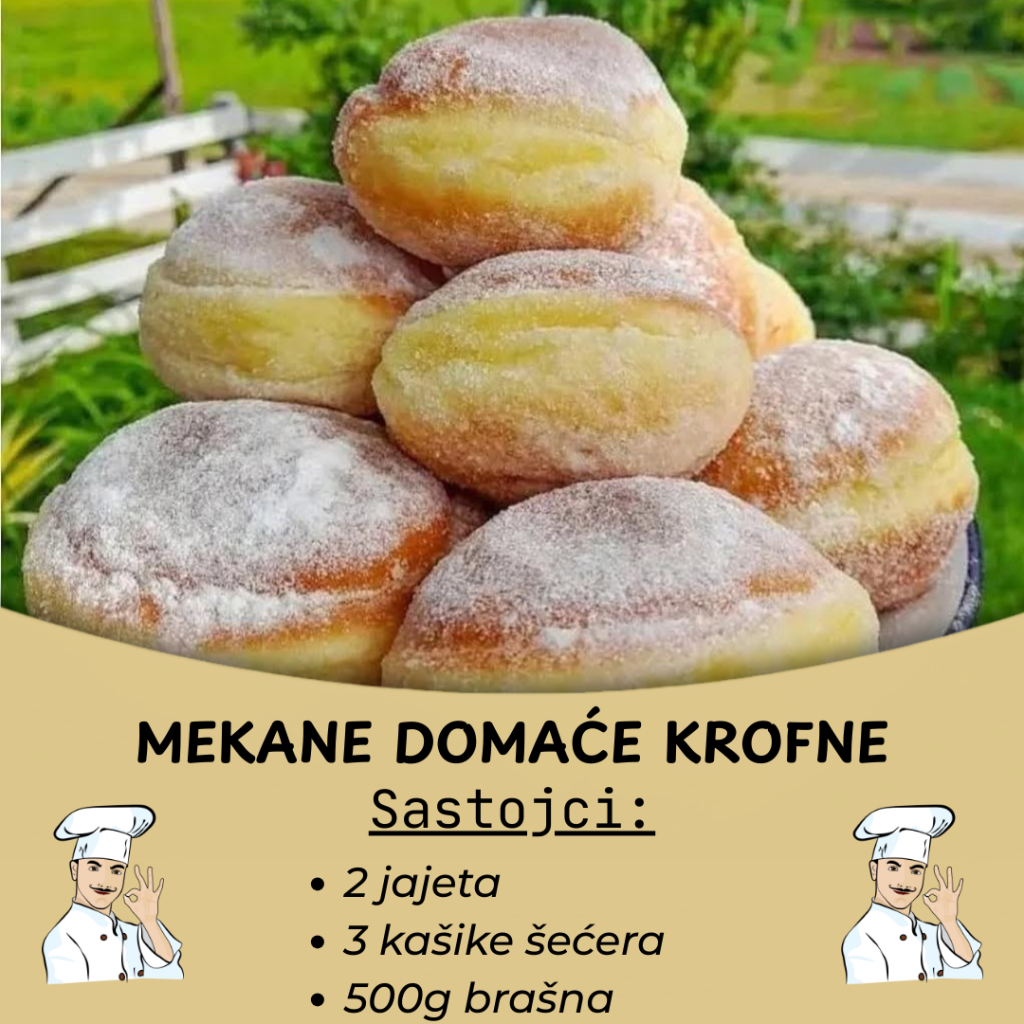 Najmekše domaće krofne: Od svih recepata, ovaj mi je omiljeni!