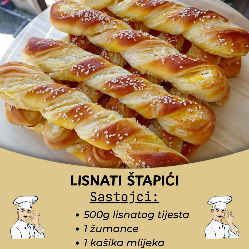 Ovo je NAJLAKŠI recept za lisnate štapiće – gotovi za tren, a nestaju još brže!