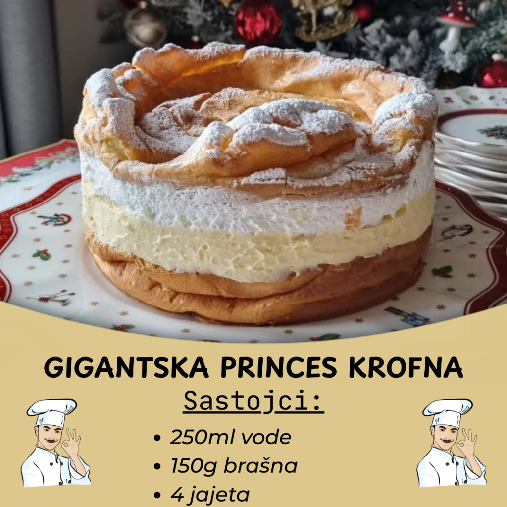 Gigantska princes krofna – Ova verzija će vas definitivno oduševiti!