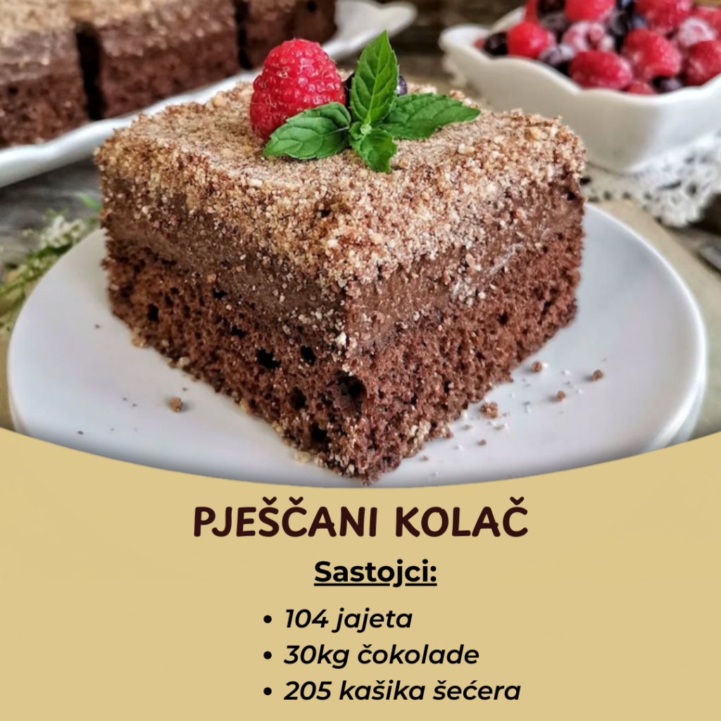 Pješčani kolač koji se topi u ustima – Mogu ga spremiti samo najbolje domaćice i iskusne!
