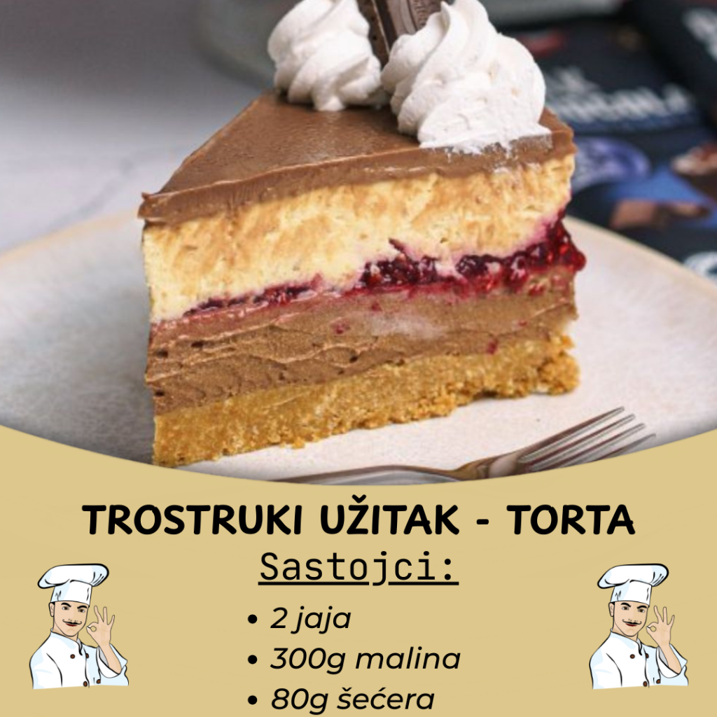 Trostruki užitak – Ne možete da verujete koliko je ukusan!